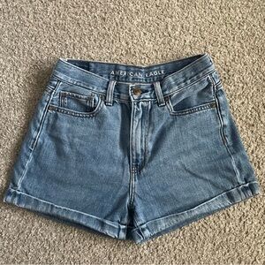 American Eagle Outfitters Women's Light Blue Jean Shorts
